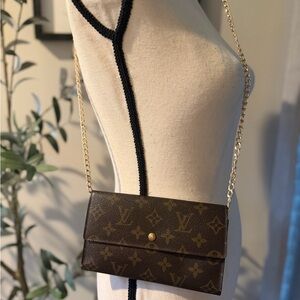 Louis Vuitton Classic Monogram Wallet.